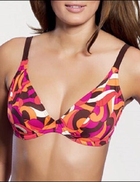 Freya Tropicana Underwired Balcony Bikini Top 3061 Swimwear Sunset