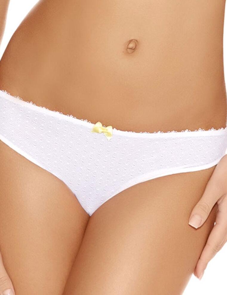 Freya Lingerie Gem Brazilian Lace Thong 1367 Knickers Underwear - White