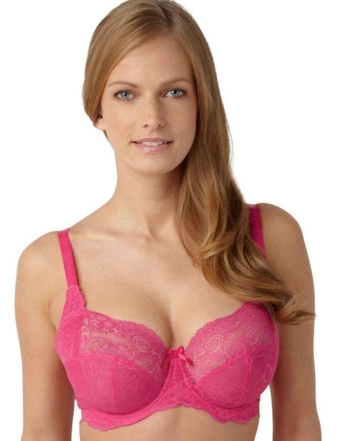 Panache Lingerie Andorra 5675 Underwired Non Padded Full Cup Bra - Cerise Pink