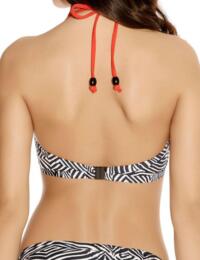 Freya Swimwear Zulu 3624 Soft Cup Triangle Bikini Top in Zebra Print - Zebra Print