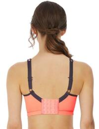 Freya Active Sonic Bra Underwired Moulded New J Hook Sports Bras Fitness Workout 4892 - Coral