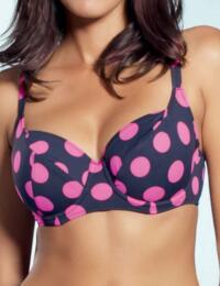 Fantasie Swimwear Ibiza Underwired Balcony Bikini Top 5374 5376 Black Pink