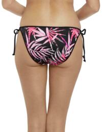 Freya Sunset Palm Rio Tie Side Bikini Brief 2895 Black Swimwear