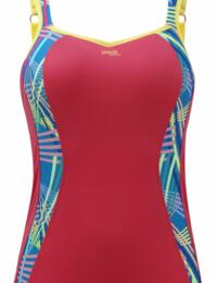 Panache Ultimate Sports Running Bra Vest 7345 Coral/Multi