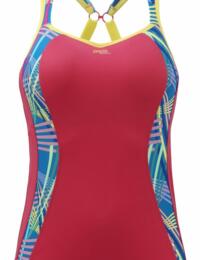 Panache Ultimate Sports Running Bra Vest 7345 Coral/Multi