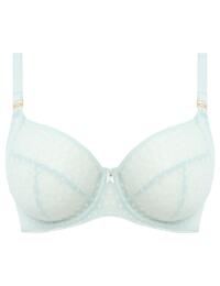 Freya Starlight Underwired Non Padded Side Support Bra 5201 Pure Water D-G Cups - Pure Water