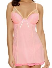 Moulded Plunge Babydoll Freya Icon 1664 Milkshake Moulded Plunge Ladies Lingerie Nightwear