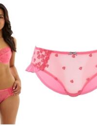Womens Underwear Knickers Panache Cleo Kali Brief Neon Pink 7562 - Neon Pink