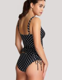 Womens Swimwear Tankini Bikini Panache Anya Spot Tankini Top SW1011 Black/White
