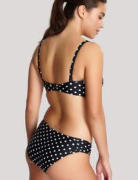Swimwear Bikini Tops Beach Panache Anya Spot Bandeau Bikini Top SW1013 Black/White