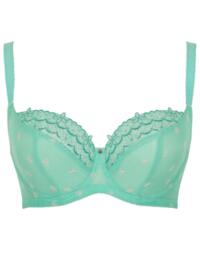 Panache Blossom Underwired Balcony Bra 10581 Jade Lingerie 