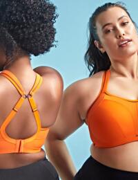 Sculptresse by Panache Non Padded Wired Sports Bra High Impact 9441 Mango