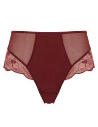 Panache Sabrina High Waist Brief 10634 Knickers Lingerie Red Rose - Red Rose