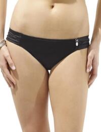 Panache Geneva Ruched Sides Bikini Brief SW0364 Black