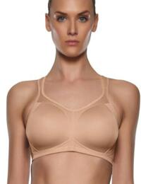 Freya Active Moulded Racer Back Sports Bra 4891 Sportswear High Impact Nude