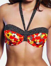 Freya Swimwear Flamingo Bandeau Bikini Top 3149 Swim Top Lipstick