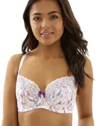 Cleo by Panache Kayla Underwired Balcony Bra 9221 White Multi - White Multi