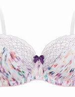 Cleo by Panache Kayla Underwired Balcony Bra 9221 White Multi - White Multi