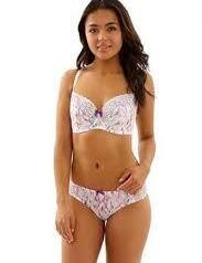 Cleo by Panache Kayla Underwired Balcony Bra 9221 White Multi - White Multi