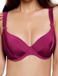 Panache Halle Balcony Bikini Top SW0752 Swimwear Beach Top Cranberry