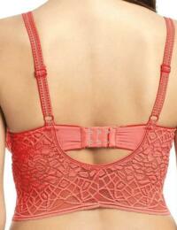 Freya Soiree Lace Longline Bra 5014 Non Wired Non Padded Coral