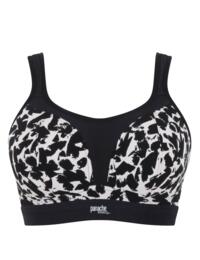 Panache Non Wired Moulded Cups Sports Bra 7341B New Sportswear Mono Print - Mono Print