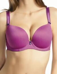 Freya Deco Hatty Moulded Plunge Bra 1281 Push Up Bras - Violet