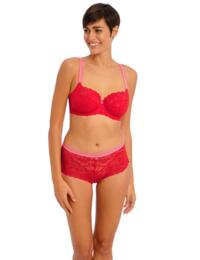 Freya Offbeat Underwired Side Support Bra 5451 Chilli Red Womens Lingerie - Chilli Red