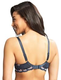 Panache Clara Underwired Moulded Bra 7251 Navy Pearl Lingerie - Navy Pearl