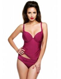 Panache Halle Concealed Underwired Tankini Top SW0751 Swimwear Cranberry