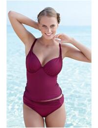 Panache Halle Concealed Underwired Tankini Top SW0751 Swimwear Cranberry