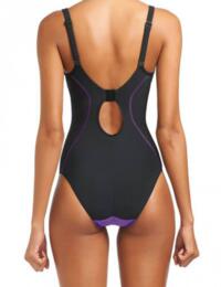 Freya Active Underwired Moulded Swimsuit Sports Swimming Costume 3991 - Purple Rain