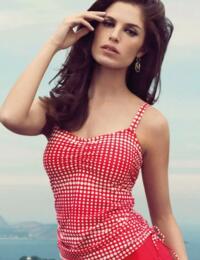 Tankini Top Swimwear Fantasie Denver Adjustable Side Tankini Top 5925 Rouge