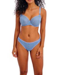 Underwired Side Support Bra Freya Starlight Non Padded Bra 5201-02 Cornflower