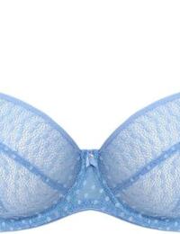Underwired Side Support Bra Freya Starlight Non Padded Bra 5201-02 Cornflower