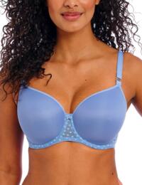 Freya Moulded T-Shirt Balcony Starlight Bra 5200 Underwired Cornflower