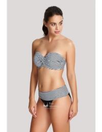 Bandeau Bikini Top Panache Anya Stripe Bandeau Bikini Top SW0893 Black/White