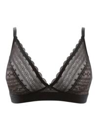 Non Wired Triangle Bra Cleo Panache Lyzy Underwired Bra 9766 Black