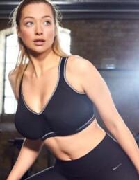 Sports Bra Active Freya Moulded Racer Back Sports Bra 4891 Black Storm