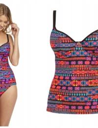 Underwire Tankini Top Freya Swimwear Echo Beach Tankini 2920 Multi