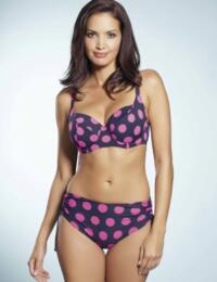 Fantasie Swimwear Ibiza Underwired Balcony Bikini Top 5374 5376 Black Pink