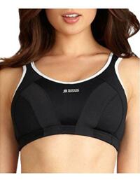 Shock Absorber Active Multi Sports Support Running Gym Bra Sports Bra - Black