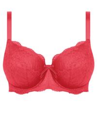 Womens Underwear Bras Plus Size Freya Fancies Underwired Balcony Bra 1012  - Sugar Coral