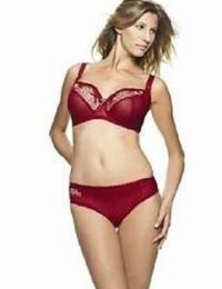 Fantasie Evie Underwired Plunge Bra 2101 Lingerie Red