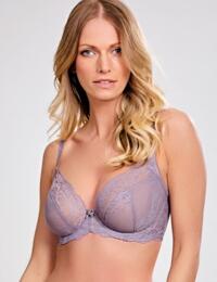 Panache Ava Non Padded Plunge Bra 9396 Lingerie Dusky Lilac - Dusky Lilac