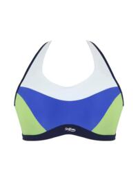 Sculptresse by Panache Upbeat Wired Sports Bra Blue 9442 Womens Sportswear 
