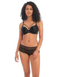 Freya Temptress Moulded Plunge Bra 400131 Underwired Bra Black