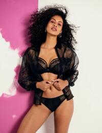 Freya Temptress Underwired Plunge Bra 400102 Non Padded Black