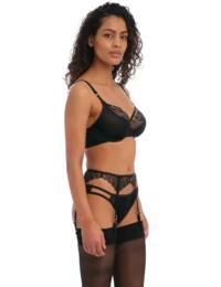 Freya Temptress Underwired Plunge Bra 400102 Non Padded Black