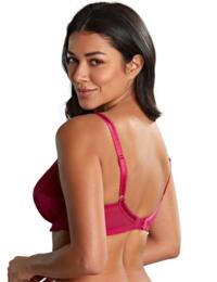 Panache Clara Full Cup Bra 7255 Underwired Non Padded Bra Orchid Red - Orchid Red